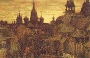unknow artist The Old Moscow a street in Kitai-Gorod in the 17th century painting